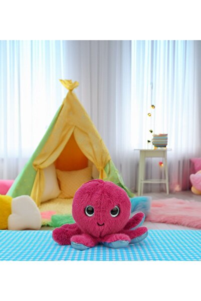 Halley Oyuncak Güzel Gözlü Ahtapot Peluş 15 Cm 62403