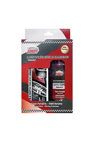 Autokit LASTİK TEMİZLEYİCİ & PARLATICI SET ''SÜNGERLİ''