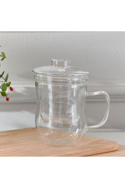 Home Box Sip Savor Glass Tea Mug Set - 350 ml