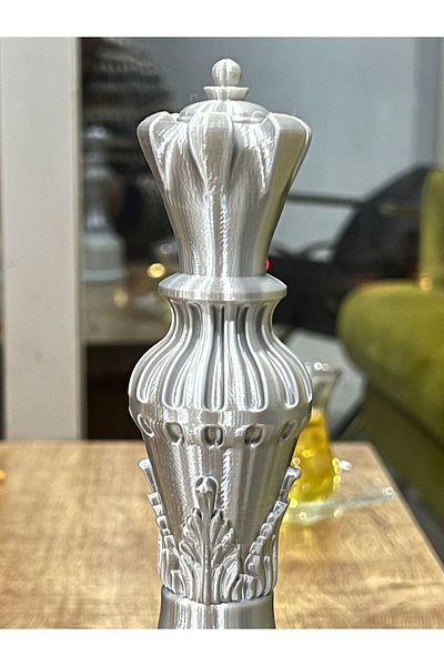 Asi Bursa3dfilament تصميم خاص لجائزة الشطرنج الفضية مع شكل الشطرنج، يمكن كتابة الاسم