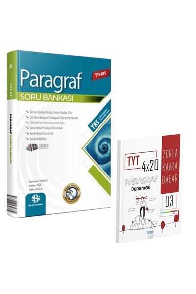 Bilgi Sarmal Yayınları Paragraf Ve Sınavadair Yayınları 4X20 Paragraf Denemesi