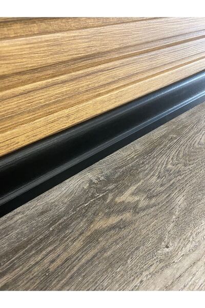 Pasha Dekor 10 Boy 25 Metre 6 Cm Siyah Parke Süpürgelik
