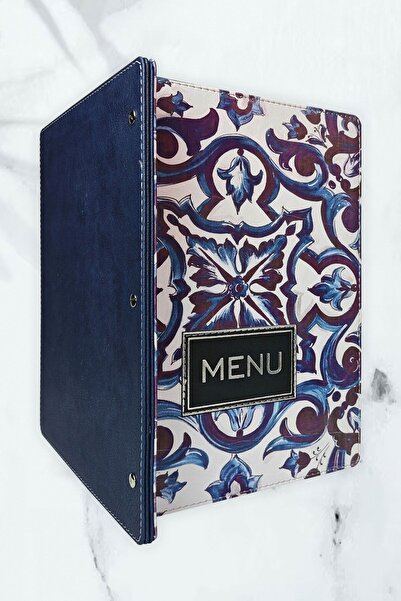 ankara menü Asitatli Printed A4 Menu Container