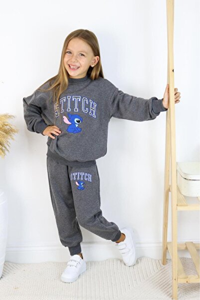 YARENKİDS Sa likrom Kompact 3-dijelni trenerka za devojčice