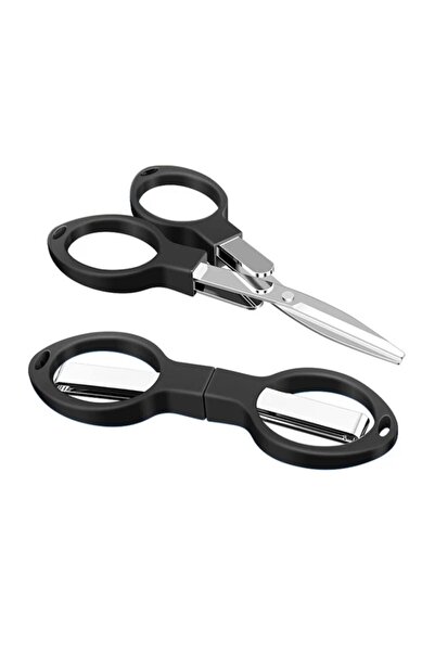 Fiona Katlanır Metal Makas Siyah