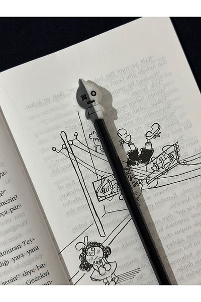 odaburada X O Figure Cute Pencil Ornament-Pencil Head