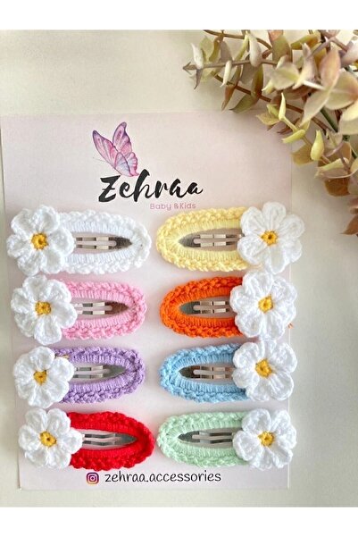 Zehraa Accessories 8 عبوات من إبزيم باباتيا المفاجئ للأطفال