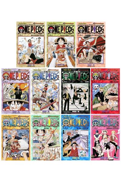 Gerekli Şeyler Yayıncılık One Piece 1-2-3-4-5-6-7-8-9-10-11. Ciltler Manga Seti