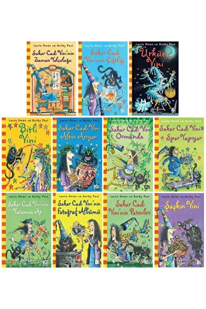 TÜRKİYE İŞ BANKASI KÜLTÜR YAYINLARI Sakar Cadı Vini 11 Kitap Set