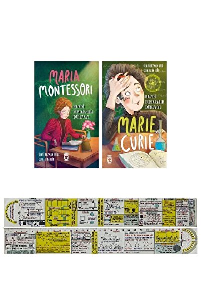 Timaş Çocuk Haydi Dünyayı Kurtaralım Serisi 2 Kitap Set Maria Montessori + Ma...