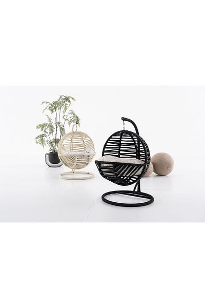 PETSCO Cat Swing & Hammock & Bed (BEIGE-WHITE)