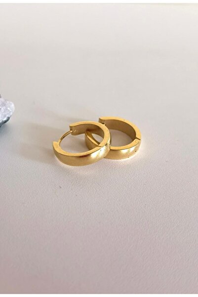 Bylin Cerrahi Çelik Halka Küpe - Kalınlık 4mm - Halka Çapı 14mm - 1 Çift