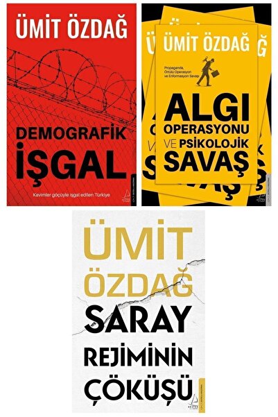 Destek Yayınları Ümit Özdağ 3 Kitap Set / Demografik İşgal-Algı Operasyonu ve...