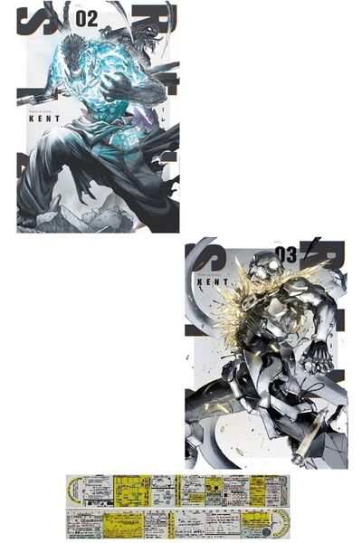 Kayıp Kıta Yayınları Renksiz 2-3. Ciltler Manga Seti + Matematik Öğreten Cetvel