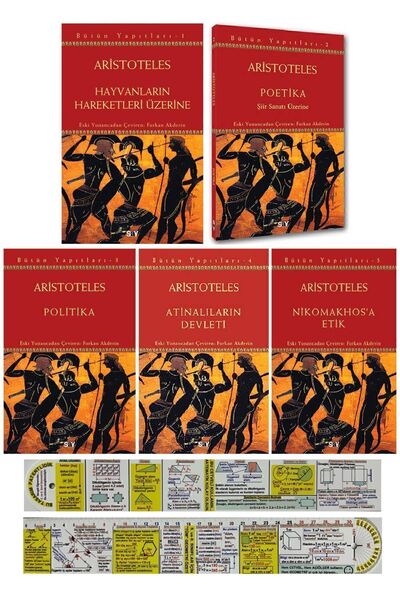 Say Yayınları Aristoteles Felsefe Serisi 1-2-3-4-5. Kitaplar 5'li Set + Matem...