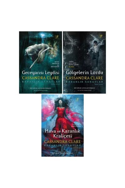 Artemis Yayınları Karanlık Sanatlar Serisi Gölge Avcıları 3 Kitap Set - Cassa...