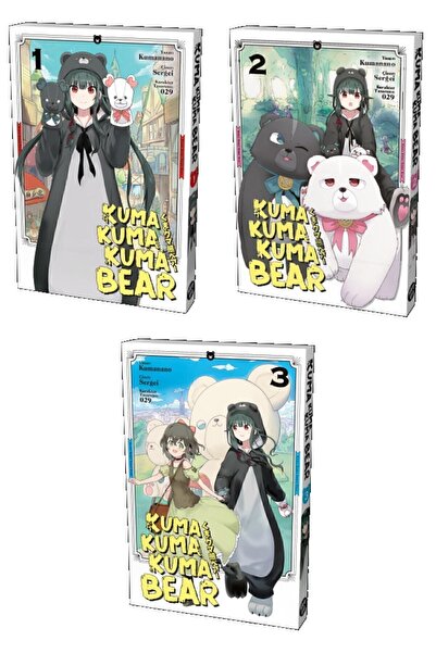 Kayıp Kıta Yayınları Kuma Kuma Bear 1-2-3. Ciltler Manga Seti
