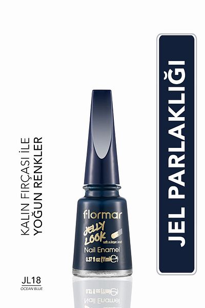 Flormar Oje - Jelly Look Nail Enamel Jl18 Ocean Blue 8690604282128