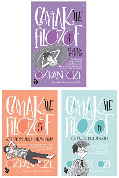 Uğurböceği Yayınları Çaylak Ile Filozof 4-5-6. Kitaplar 3'!ü Set / Özkan Öze
