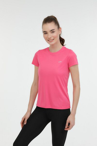 Kinetix Γυναικείο T-shirt Pink Crew Neck - Κοντό μανίκι