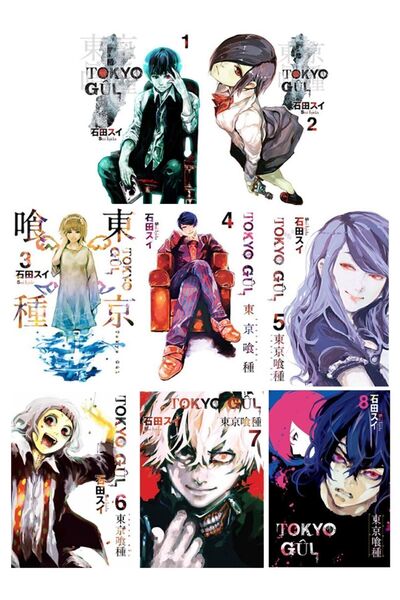 Gerekli Şeyler Yayıncılık Tokyo Gul 1-2-3-4-5-6-7-8. Ciltler Manga Seti