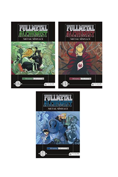 AKILÇELEN YAYINEVİ Fullmetal Alchemıst - Metal Simyacı - 3 Kitap Türkçe Manga...