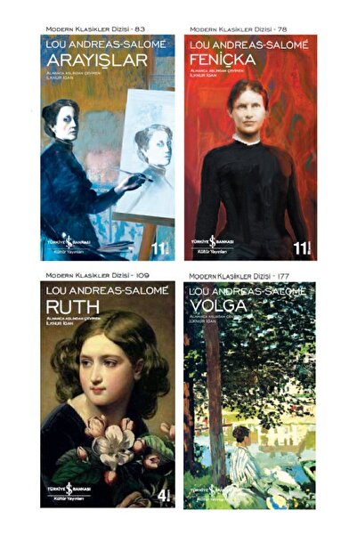TÜRKİYE İŞ BANKASI KÜLTÜR YAYINLARI Lou Andreas-salome 4 Kitap Set