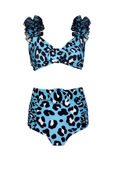 Nur Karaata Lily Blue Leo Bikini