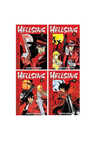 Gerekli Şeyler Yayıncılık Hellsing 1-2-3-4. Ciltler Manga Seti AYRAÇ HEDİYELİ