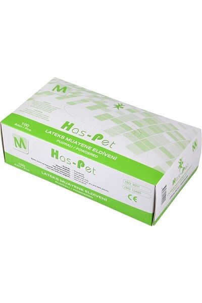 Comfort قفازات بودرة HASPET M