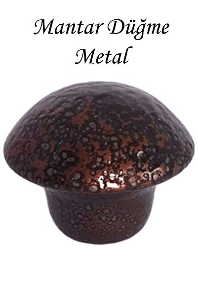 GLASWEN Bakır Mantar Düğme Kulp Mobilya Çekmece Dolap Kapak Kulbu Metal Kulp Aksesuarları Vidalı