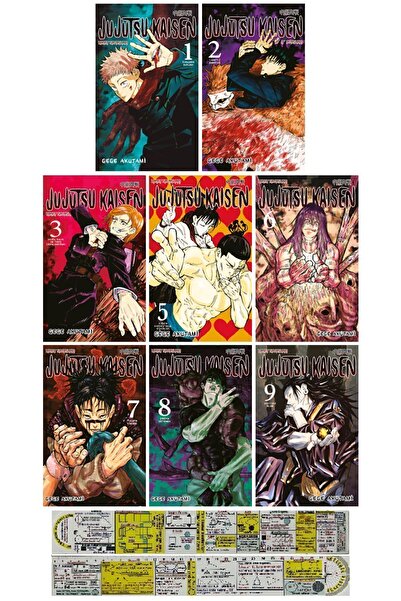 Gerekli Şeyler Yayıncılık Jujutsu Kaisen 1-2-3-5-6-7-8-9. Ciltler Manga Seti ...