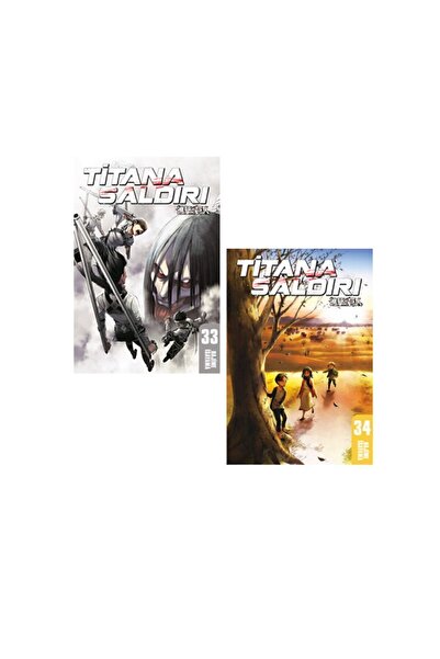 Gerekli Şeyler Yayıncılık Titana Saldırı 33-34. Ciltler Manga Seti
