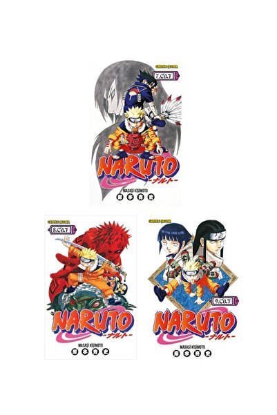 Gerekli Şeyler Yayıncılık Naruto 7-8-9. Ciltler Manga Seti