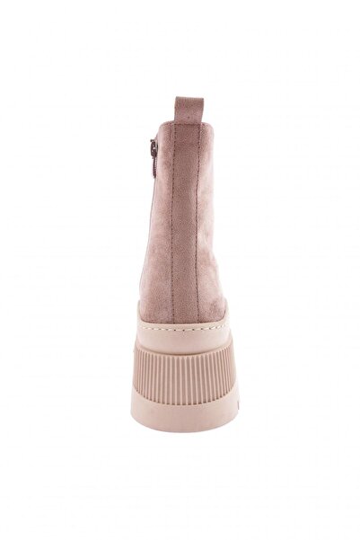 DGN 22012 Dámské kozačky na zip s krajkou a tlustou podrážkou