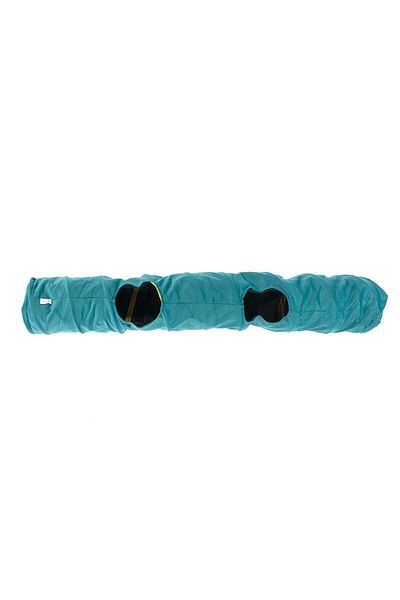 Dilekita Foldable Tall Velvet Cat Tunnel (Petrol Blue)