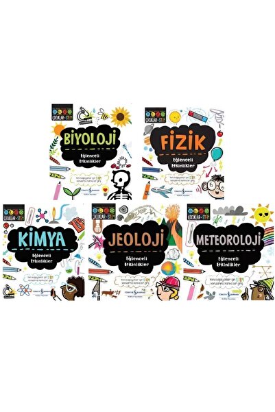 TÜRKİYE İŞ BANKASI KÜLTÜR YAYINLARI Eğlenceli Etkinlikler STEM 5 Kitap Set / ...