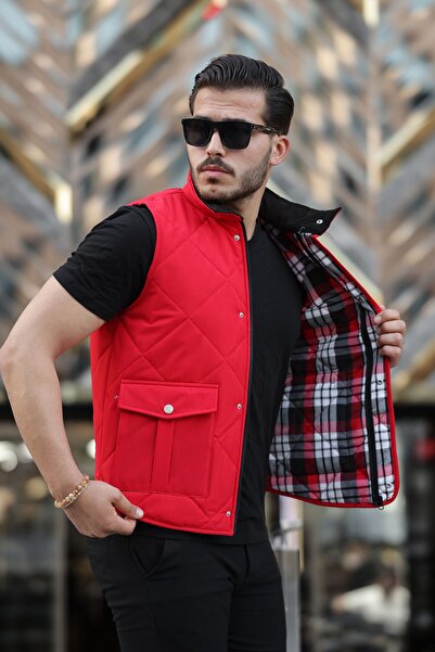 Boymen Men's Seasonal Vest - Quilted and Snap Fastener
