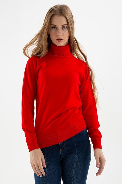 Fashion Friends Red Turtleneck Sweater