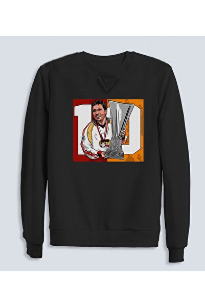 Efendioğlu Design LEGENDS GEORGE HAGİ 10 pamuklu erkek sweatshirt