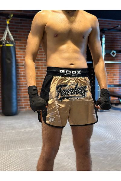 GODZ FIGHT GEAR شورت كيك بوكسينغ أساسي بدون خوف \ الملاكمة التايلاندية