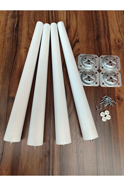 YILMAZ 5cm.kalın 50 cm.uzun Ahşap konik ayak