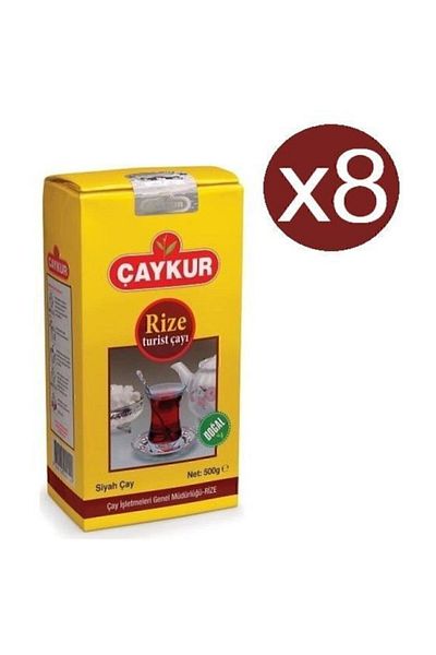Çaykur Rize Tourist Tea 500 Gr X 8 Pieces