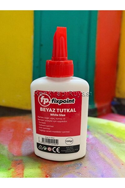 RENK YAPI RÜYASI HASIR İP YAPIŞTIRMAK İÇİN TUTKAL, AHŞAP TUTKALI, AĞAÇ TUTKALI YAPIŞTIRICI, SU BAZLI 100grm