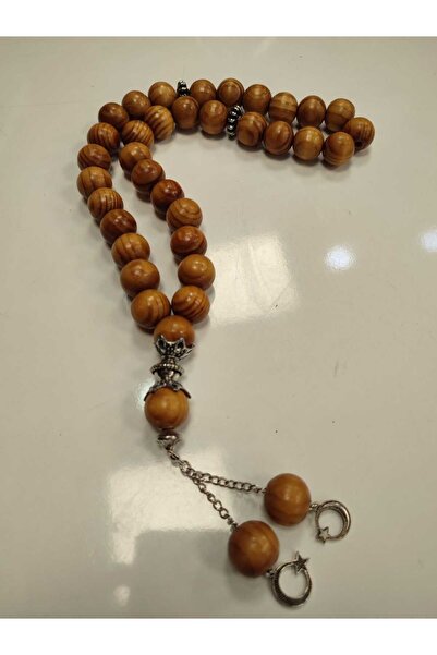 hüseyin ceran Pine Wood Huge 33 Rosary - Tree Rosary