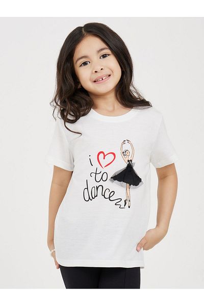 Styli Princess Applique Printed T-Shirt