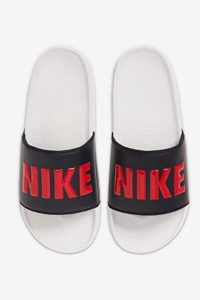 Nike Offcourt Revive Foam Siyah Kırmızı Terlik (AŞIRI DAR)