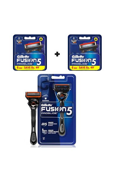 Gillette Fusion5 Proglide Flexball Shaver Replacement Razor Blade 4Pcs 2 Pcs