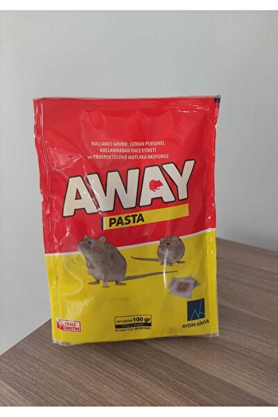 AWAY Pasta Fare Ilacı Fare Yemi Sıçan Zehiri 100 gr
