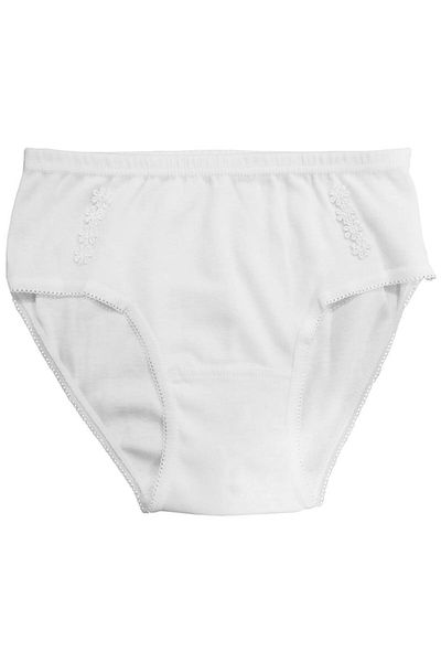 ÖZKAN underwear Özkan 0825 5 Pack Girls' 100% Cotton Rib Ευέλικτο άνετο εσώρουχο Daisy